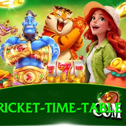 cricket time table Cash Turbo - 2