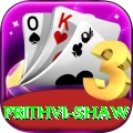 prithvi shaw Gaming Plus
